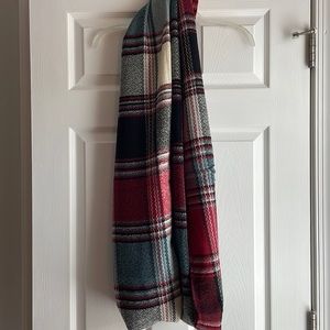 Multi-colored infinity scarf